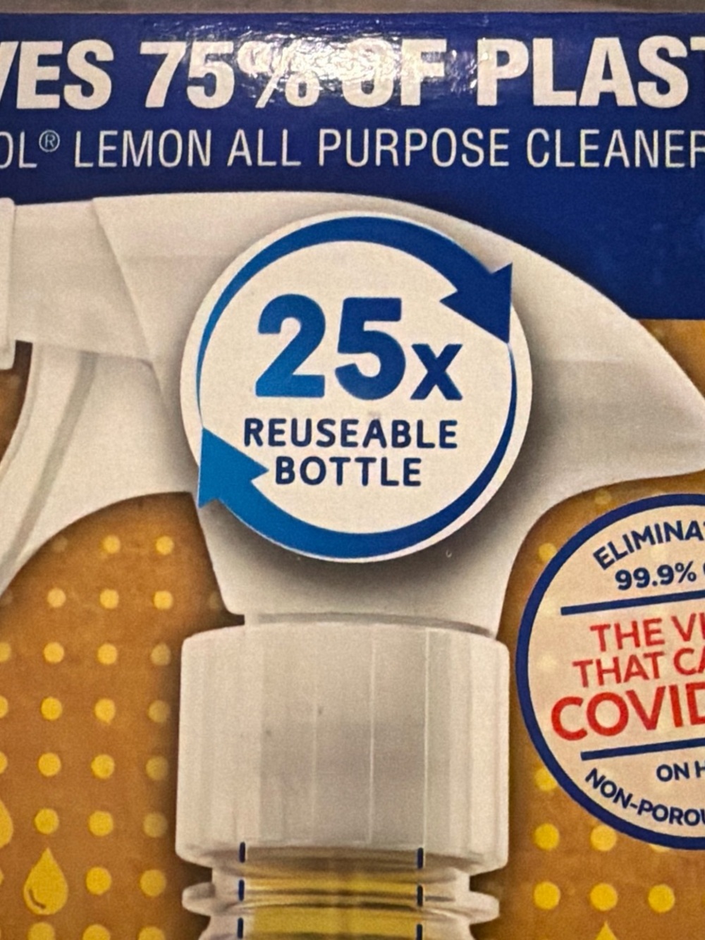 Lysol Smart Multi Purpose Cleaner Citrus Breeze Starter Kit Spray Bottle Refill - Picture 2 of 3